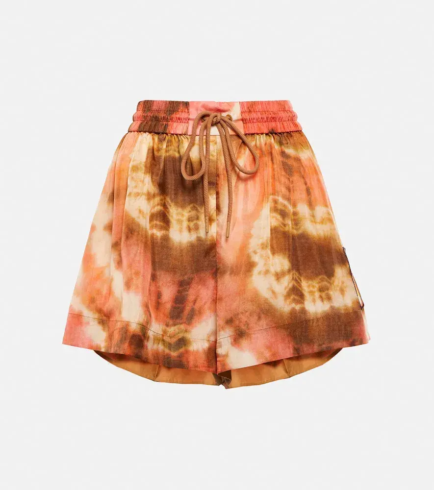 Zimmermann Vacay Relaxed Set in Red/Brown Tie Dye Size 2 / AU 12 - Image 3