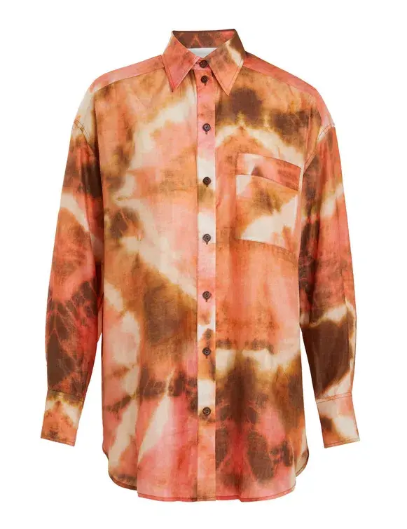 Zimmermann Vacay Relaxed Set in Red/Brown Tie Dye Size 2 / AU 12 - Image 2