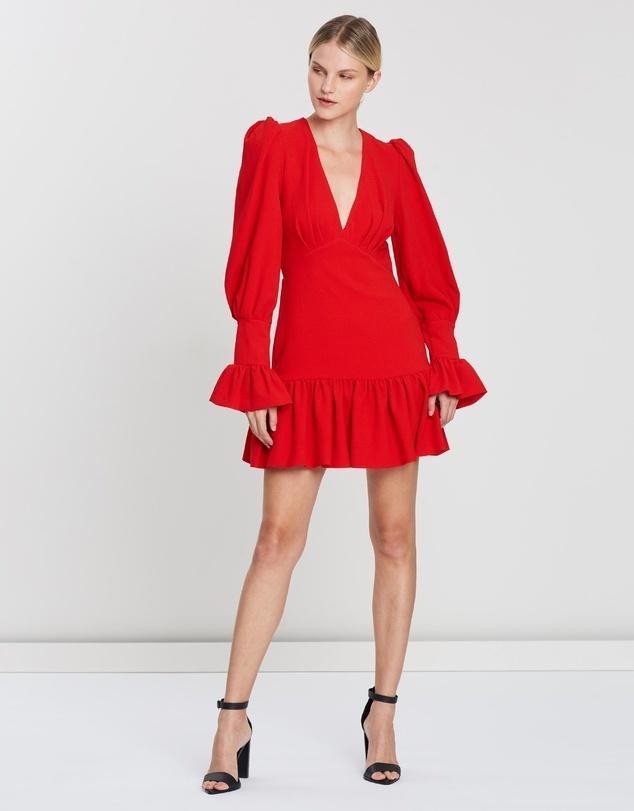 by Johnny anna v tulip sleeve dress size 6 - Image 1