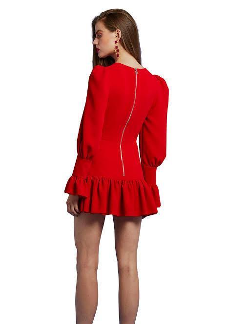 by Johnny anna v tulip sleeve dress size 6 - Image 2