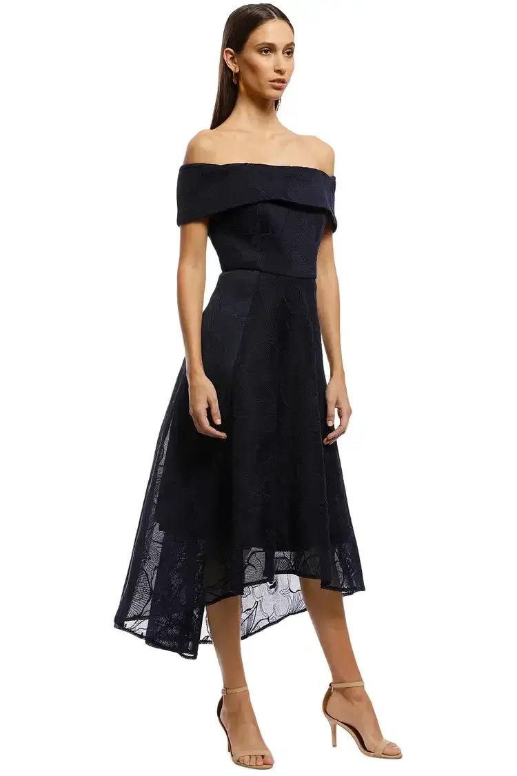 Montique Alex Dress in Navy Size 12 for rent on The Volte - main image