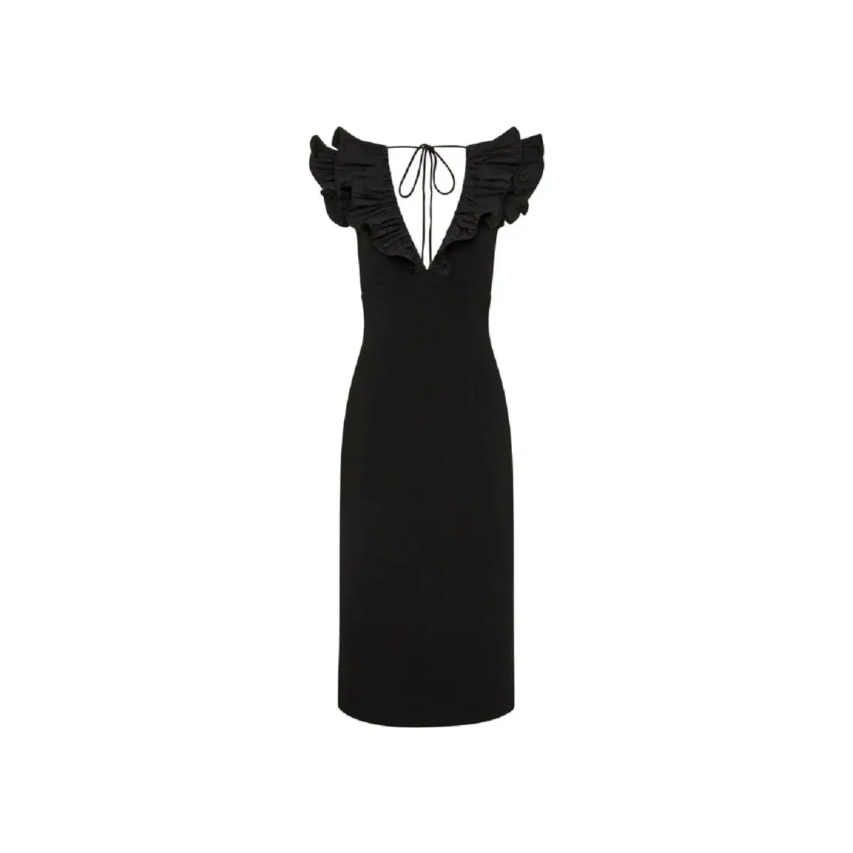 Rebecca Vallance Chloe Midi Dress Black Size 14  - Image 4
