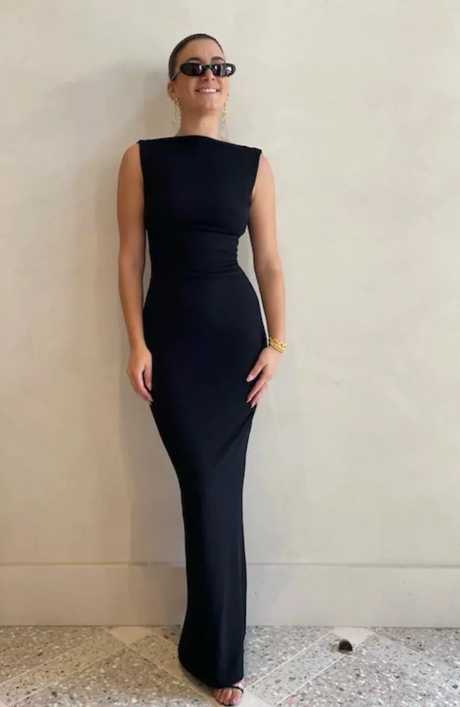 Effie Kats Verona Gown Black Size 8 - Image 2