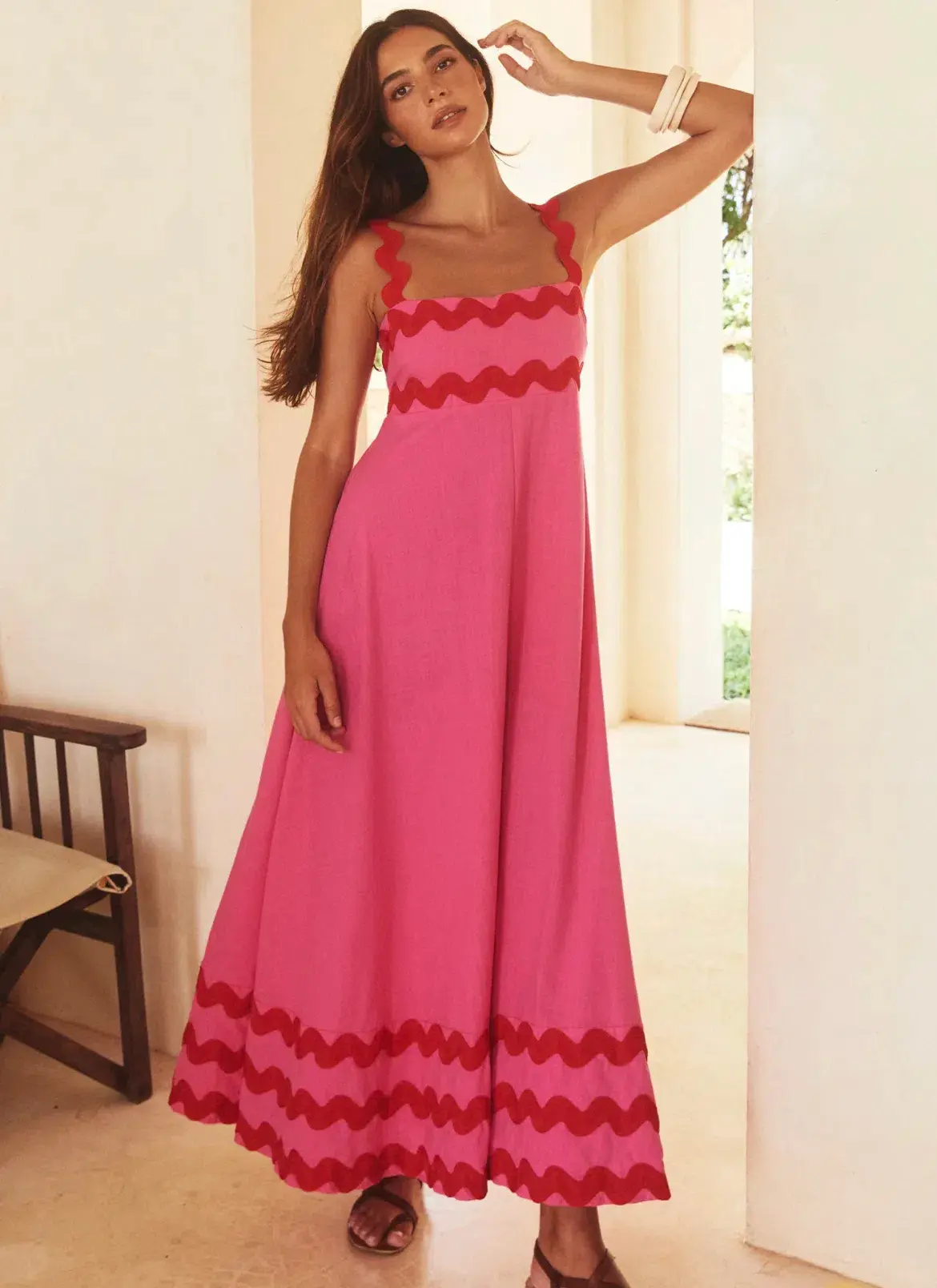 Mister Zimi Vivi Dress Pink Ric Rac Size 8 - Image 1