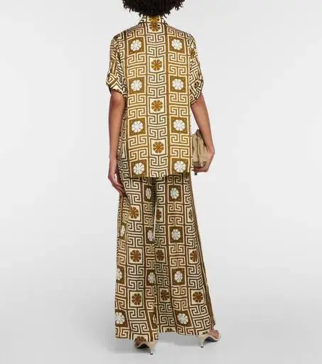 Alemais Dimi Jacquard Shirt & Pant Set Print Size 8 - Image 7
