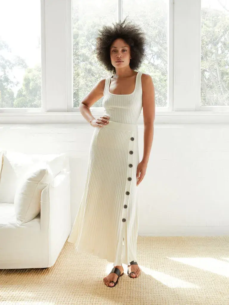 Anna Quan Lara Top & Hettie Skirt Set in Silence Size 10 - Image 4