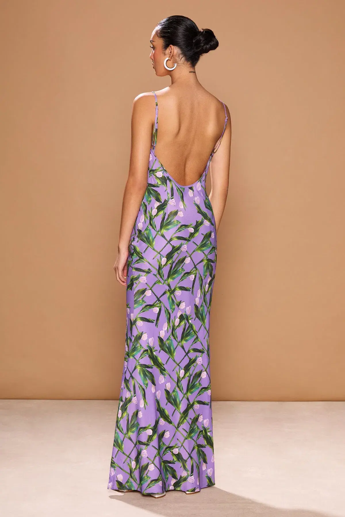 Sonya Moda Portofino Dress Tulipani Viola Floral Size 12 - Image 2