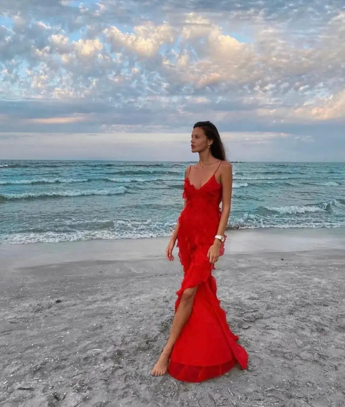 Rat & Boa Cecelia Maxi Dress Red Size XS / AU 6 - Image 3