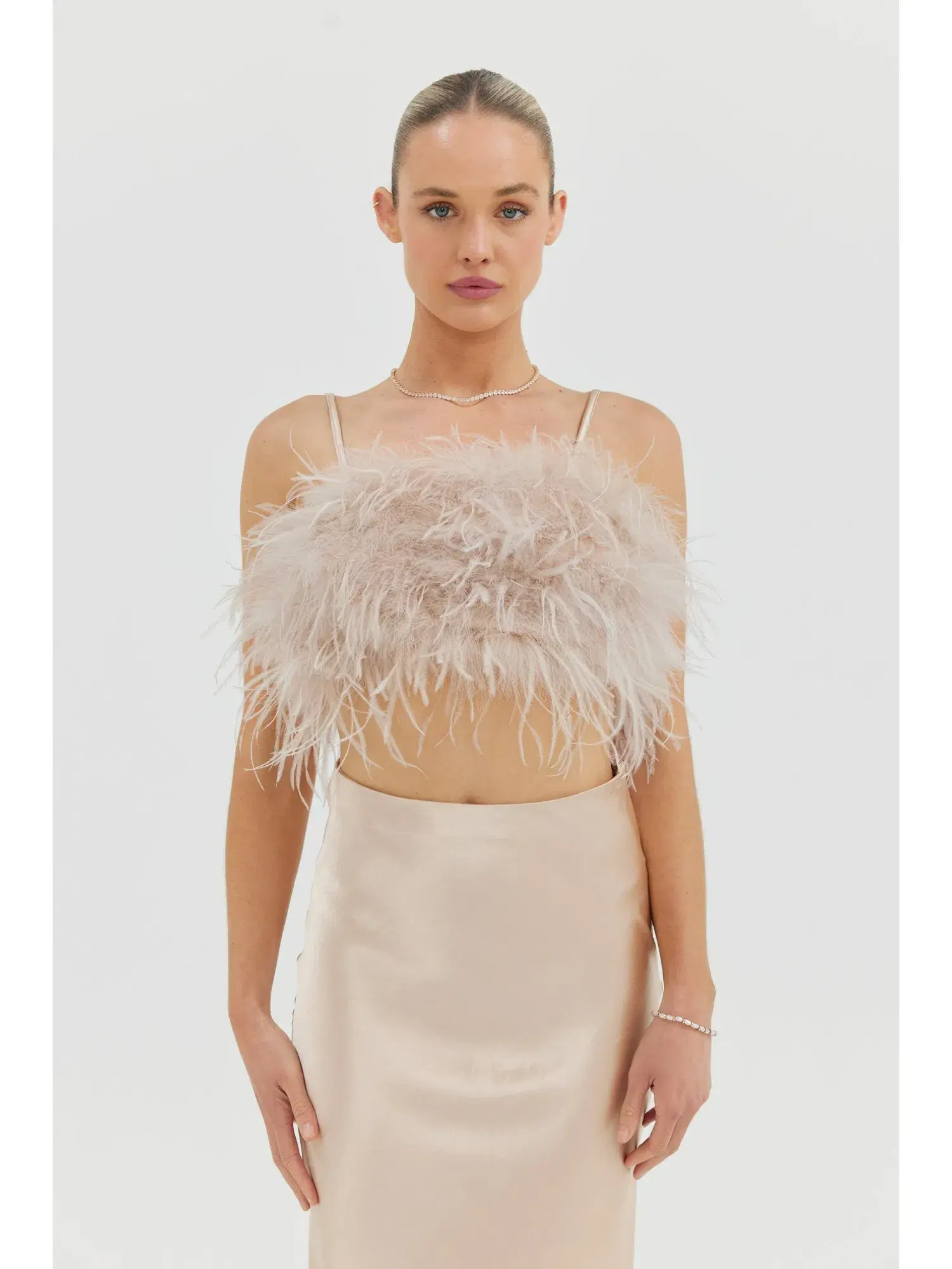 Bubish Iris Top & Harlow Skirt Champagne Size S / AU  8 - Image 3