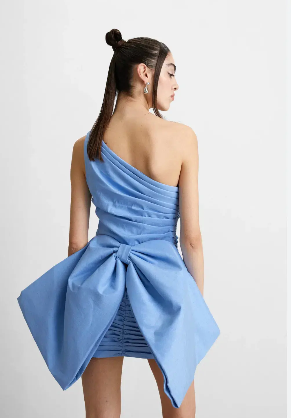 Rachel Gilbert Marco Mini Dress Blue Size 2 / AU 10 - Image 3