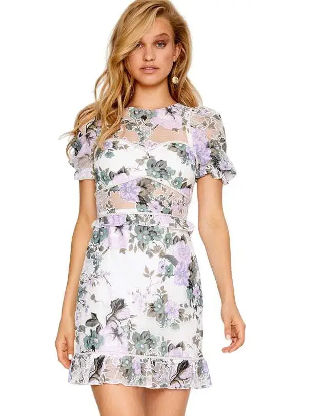 Alice McCall So Darling Mini Dress Print Size 8 - Image 1