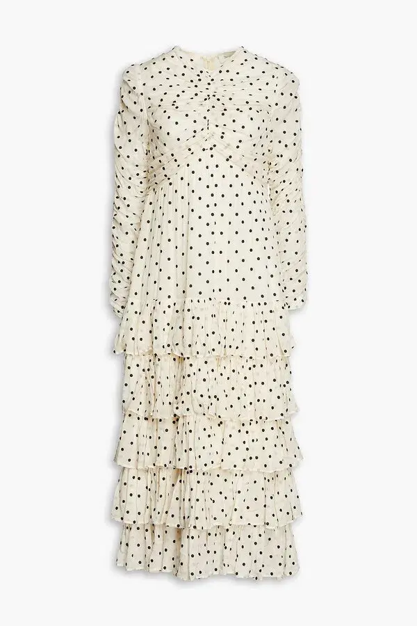 Zimmermann Concert Drawn Midi Dress Pearl Size 1 / AU 10 - Image 2