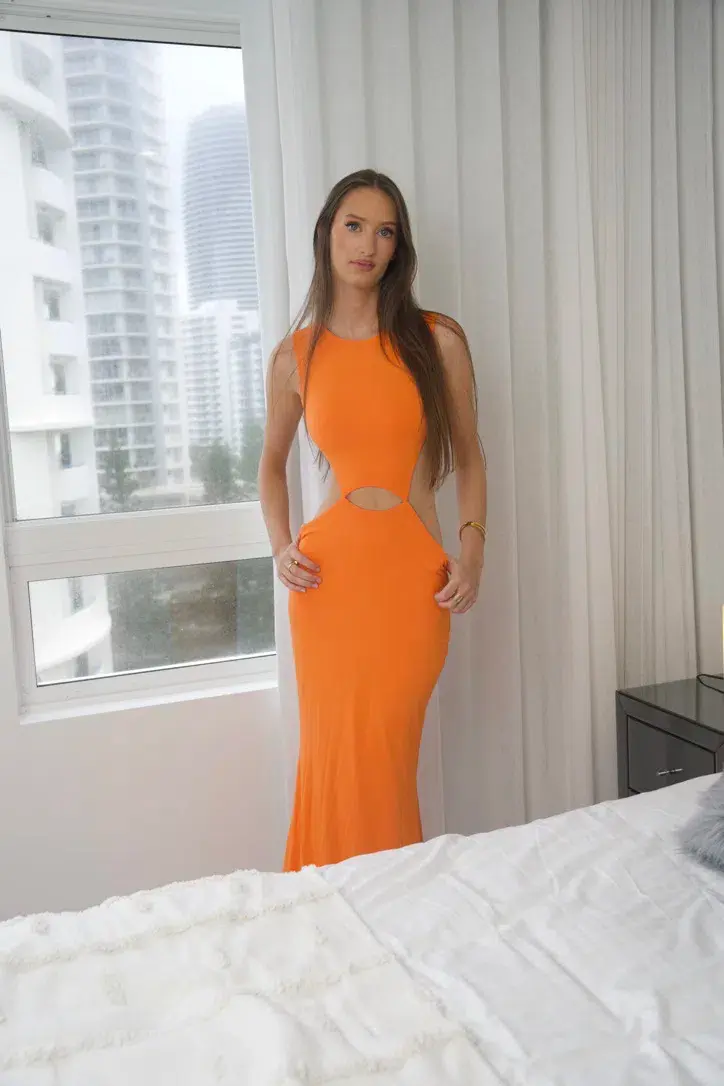 Deconduarte Emilia Maxi Rockmelon Size XS / AU 6 - Image 4
