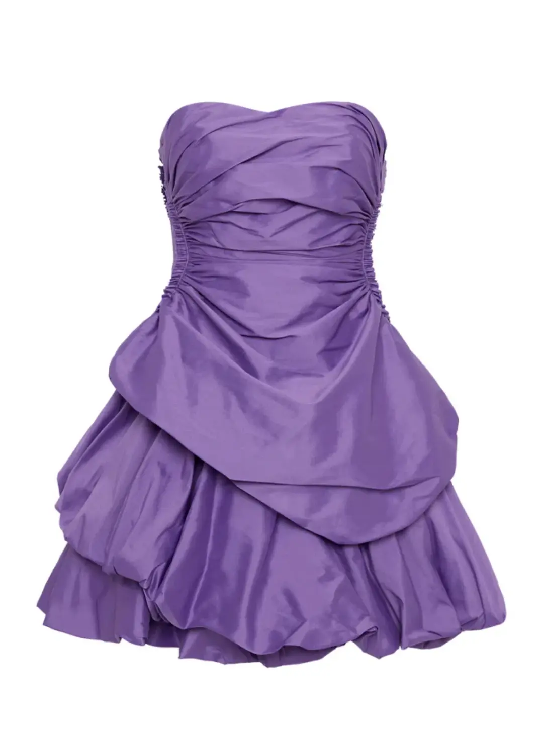 Aje Day Break Strapless Mini Deep Violet Size AU 8 for rent on The Volte - main image