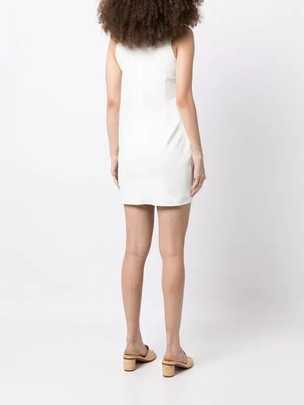 Sir The Label Esther Mini Dress in Ivory Size 1 / 8 AU for rent on The Volte - main image