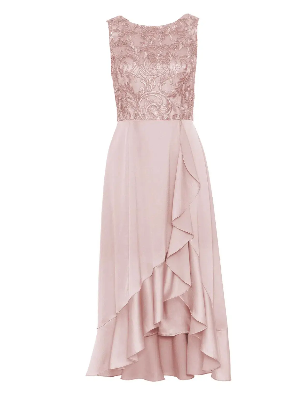 Review Thinking of You Midi Dress in Blush Size 8 - Image 7