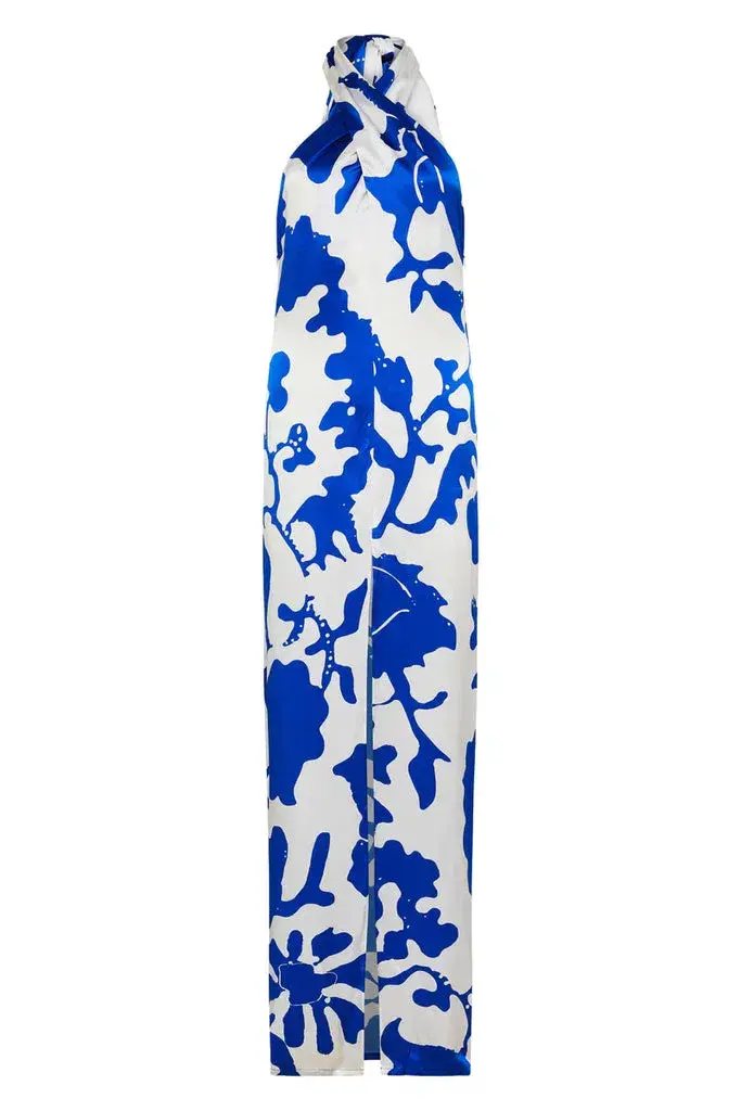 Sir The Label Esme Halter Dress Merce Abstract Print Size 0 / 6 AU - Image 3
