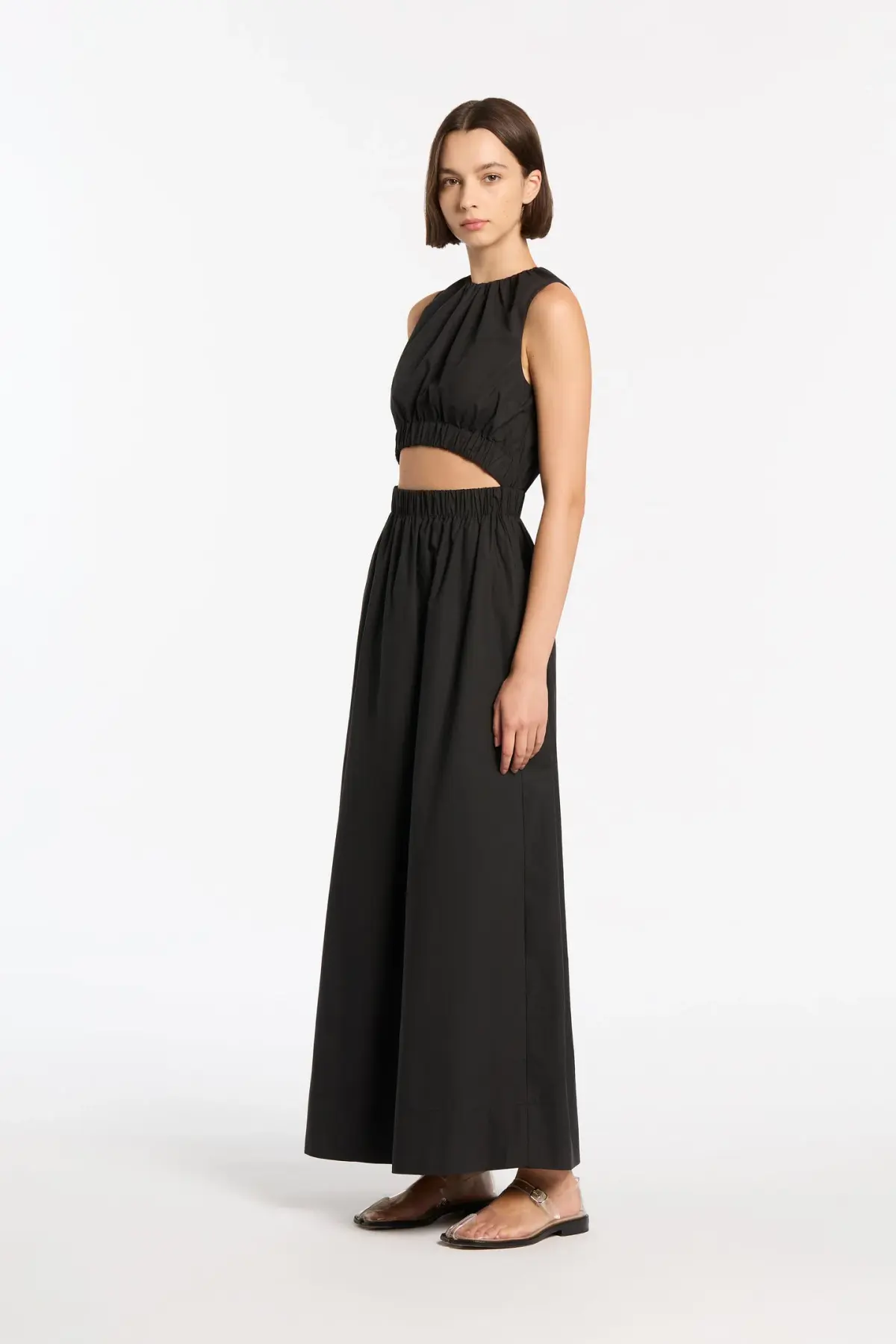 Sir The Label Dion Gathered Dress Black Size 0 / 6 AU  - Image 2