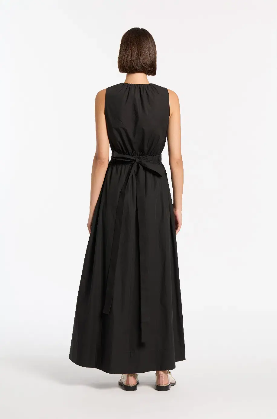 Sir The Label Dion Gathered Dress Black Size 0 / 6 AU  - Image 3