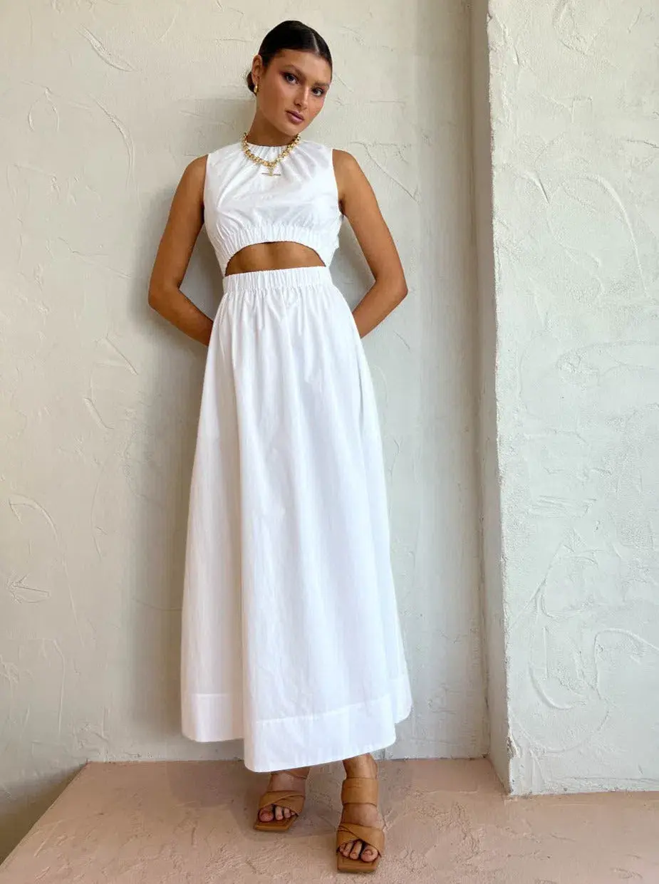 Sir The Label Dion Gathered Dress Ivory Blanc Size 1 / 8 AU  - Image 1