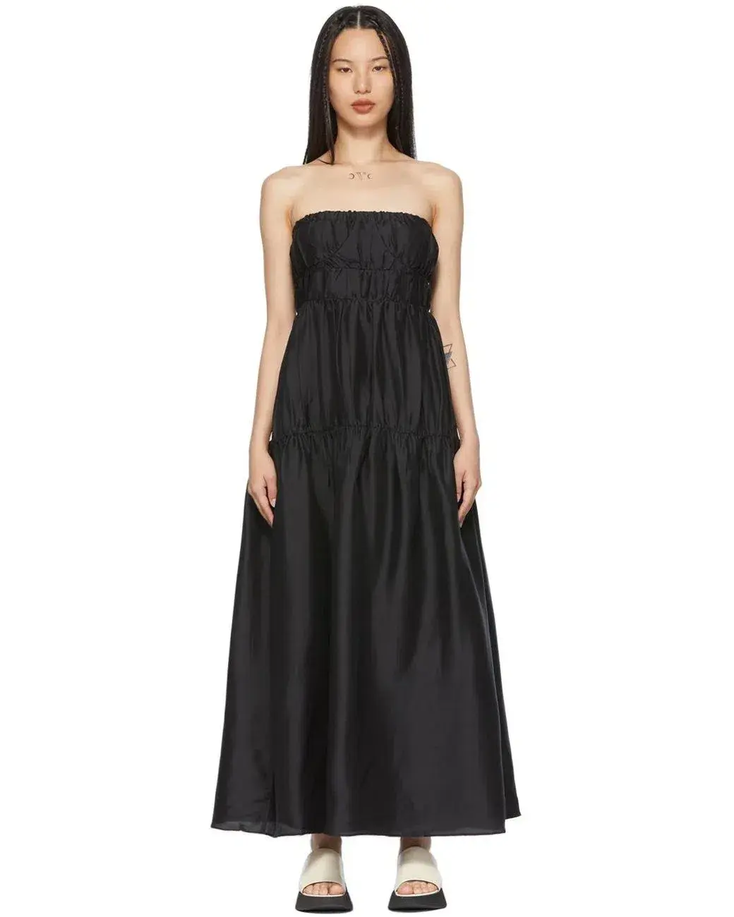 Sir The Label Evie Strapless Dress Black Size 0 / 6 AU - Image 1