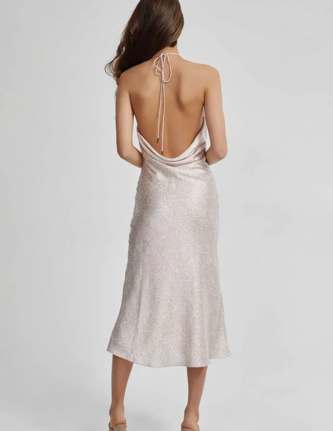 Lexi Maria Midi Dress Pink Size 6 - Image 3