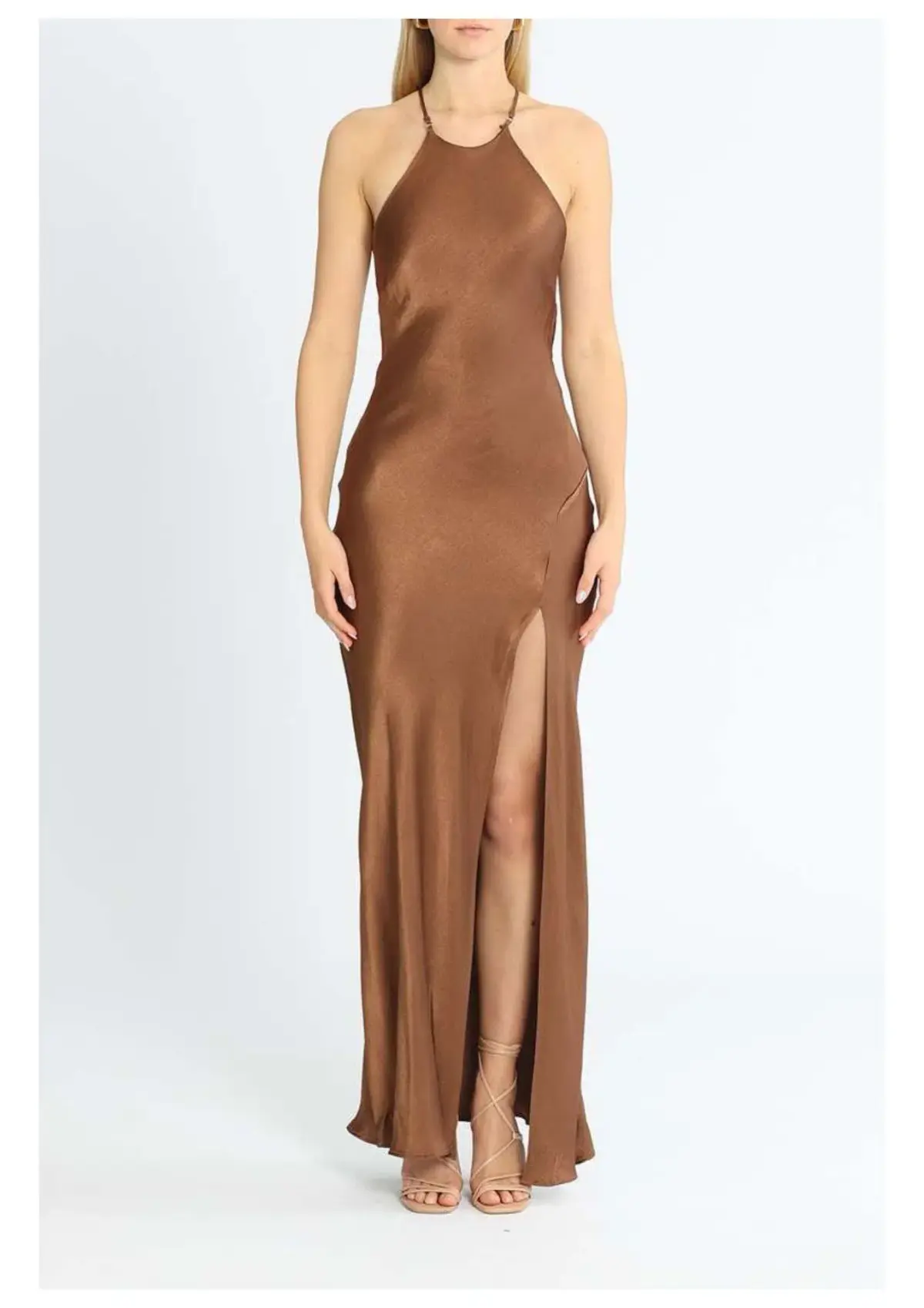 Bec & Bridge Annika Maxi Dress Brown Size 8 - Image 1