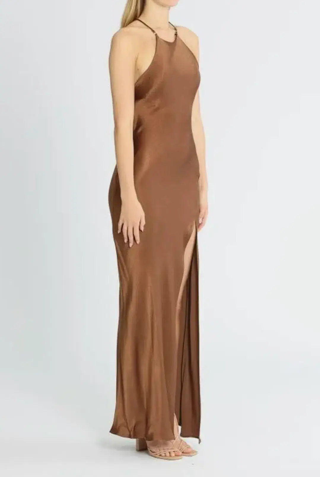 Bec & Bridge Annika Maxi Dress Brown Size 8 - Image 2