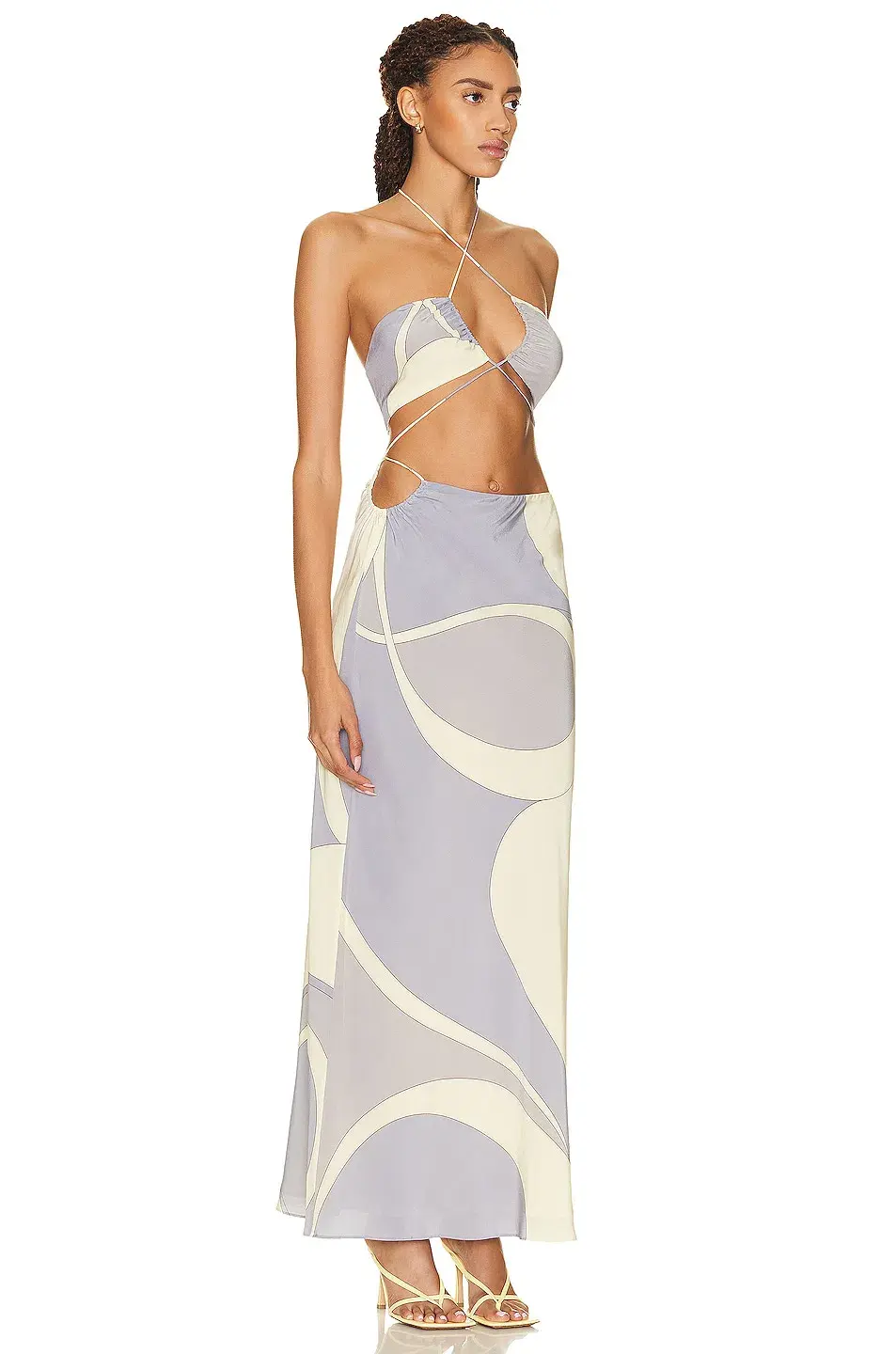 Sir The Label Adrianna Deconstructed Dress Cesco Print Size 3 / 12 AU - Image 2