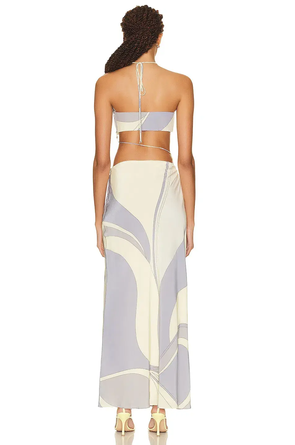 Sir The Label Adrianna Deconstructed Dress Cesco Print Size 2 / 10 AU - Image 4