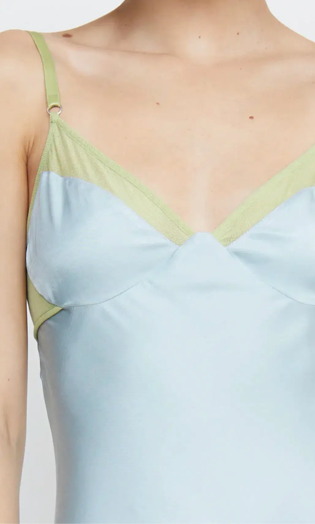 Bec & Bridge Joelle Maxi Dress Cloud Blue/Pear Size M / AU 10 for rent on The Volte - main image