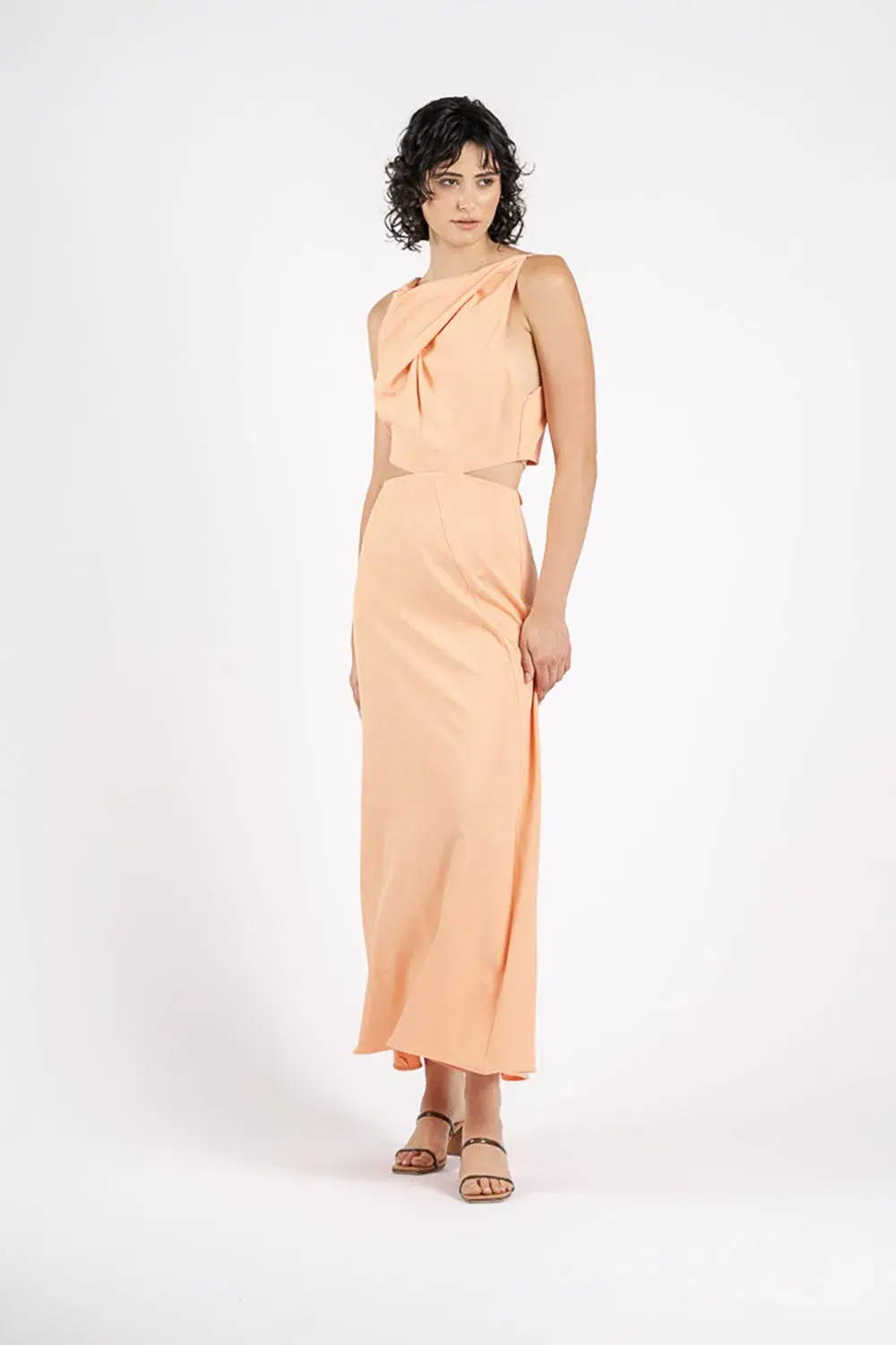 One Fell Swoop Bijoux Maxi Dress Orange Size 8 - Image 1