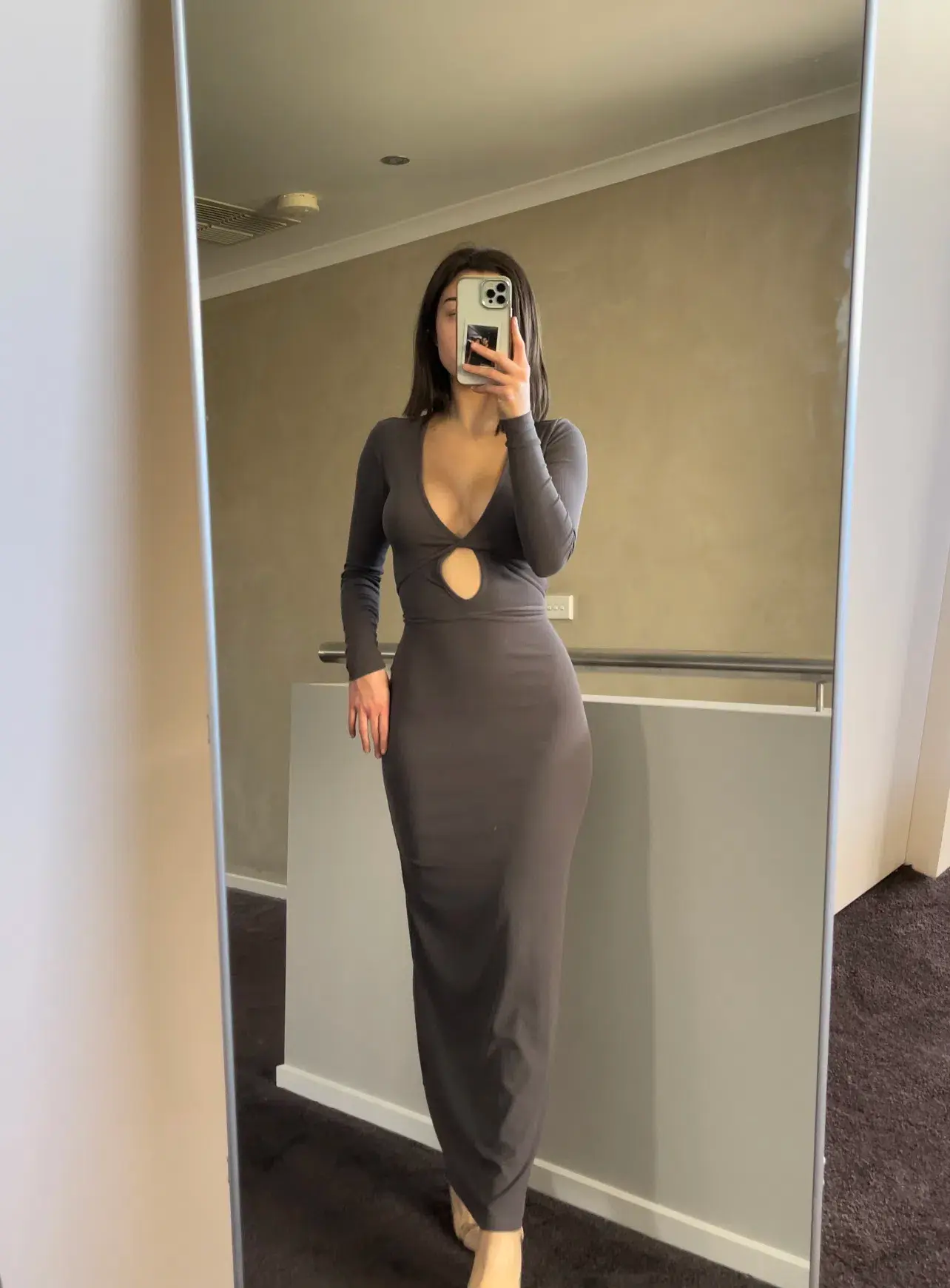 Kookai Sereya Maxi Dress Graphite Size XS / AU 6 - Image 2