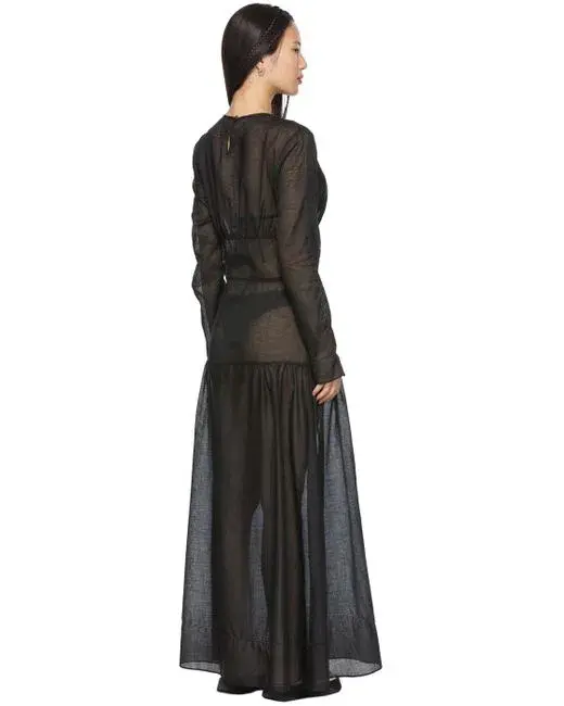 Sir The Label Pierre Long Sleeve Dress Black Size 0/ AU 6 - Image 2