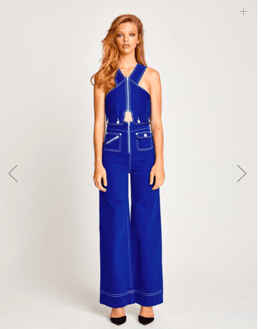 Alice McCall Electric Jumpsuit Blue Size 6 - Image 1
