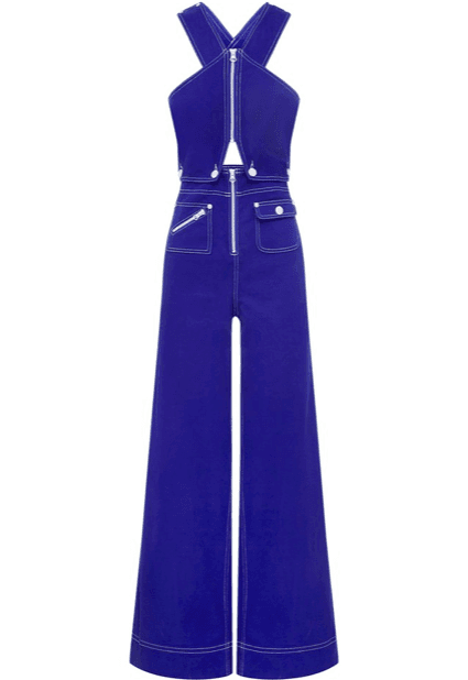Alice McCall Electric Jumpsuit Blue Size 6 - Image 4