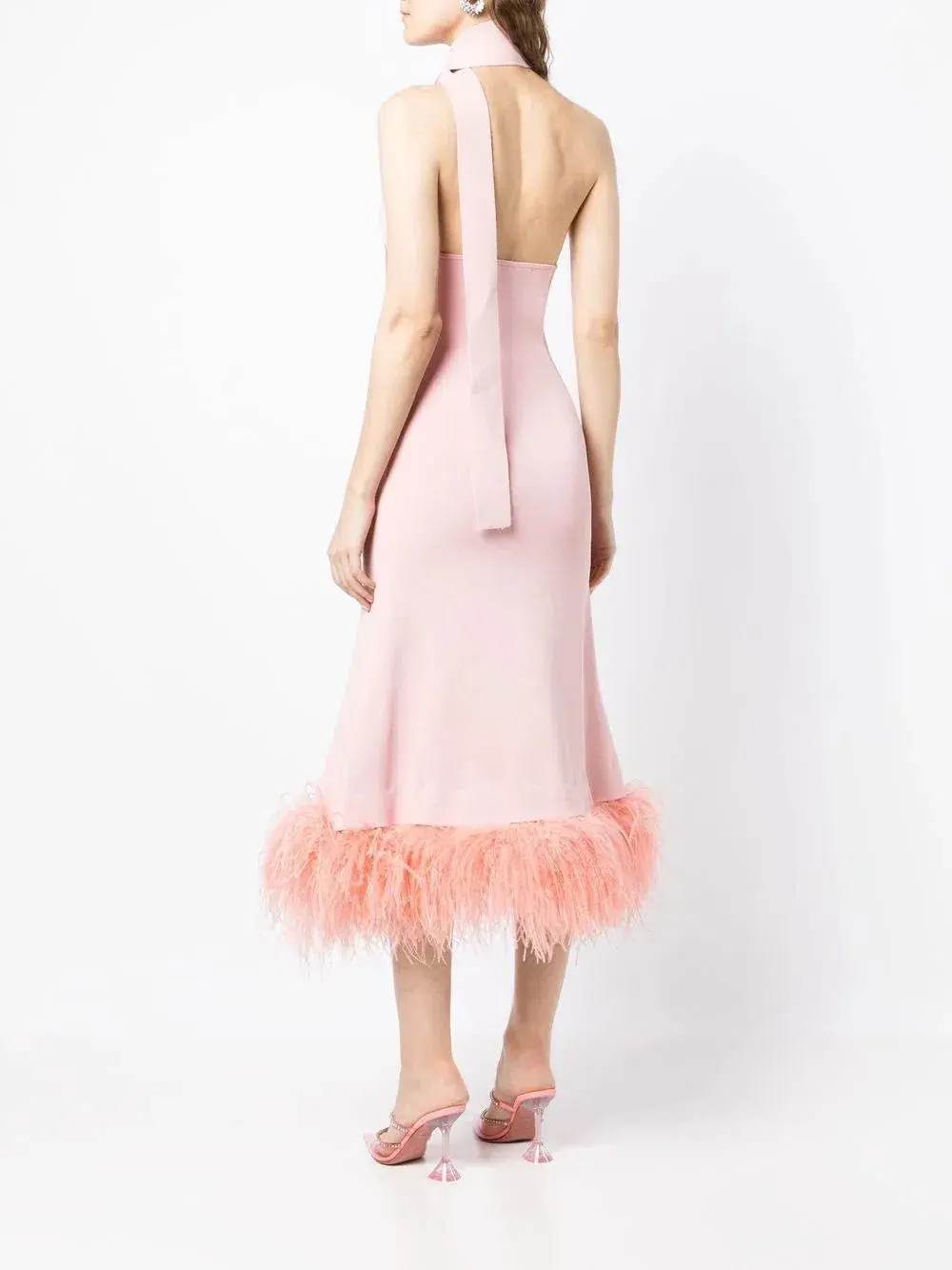 Rachel Gilbert Rita Dress Pink Size L - Image 2