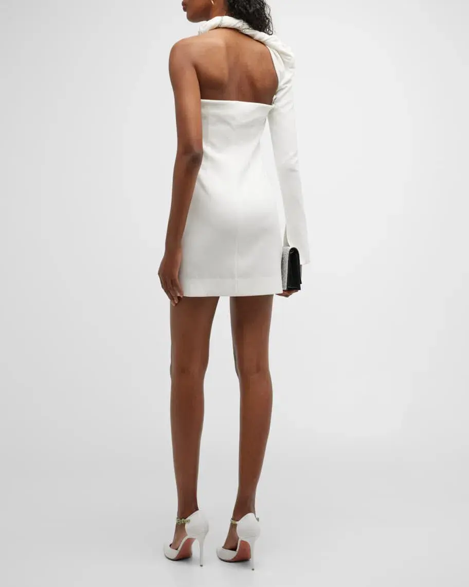 Rachel Gilbert Claudio Mini Dress White Size 3 / AU 12 - Image 2