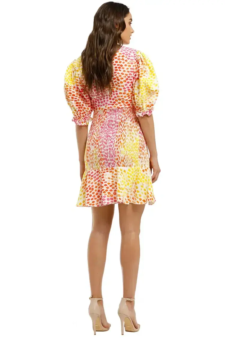 Ministry of Style Gazania Mini Dress Multi Print Size 12 - Image 3