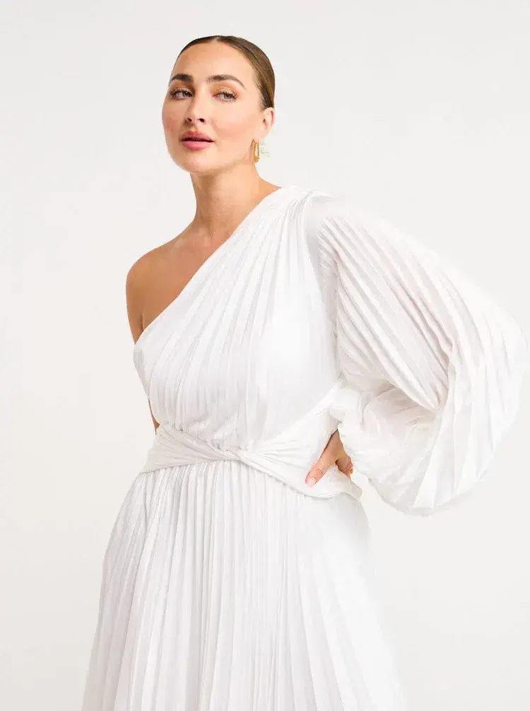 Acler Calais Dress Ivory Size 10 - Image 2