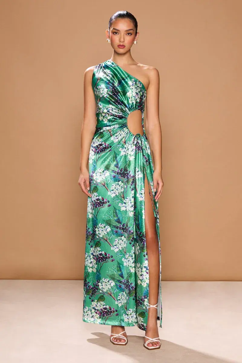 Sonya Nour Maxi Dress in Fiori Di Sambuco Print Size 10 - Image 1