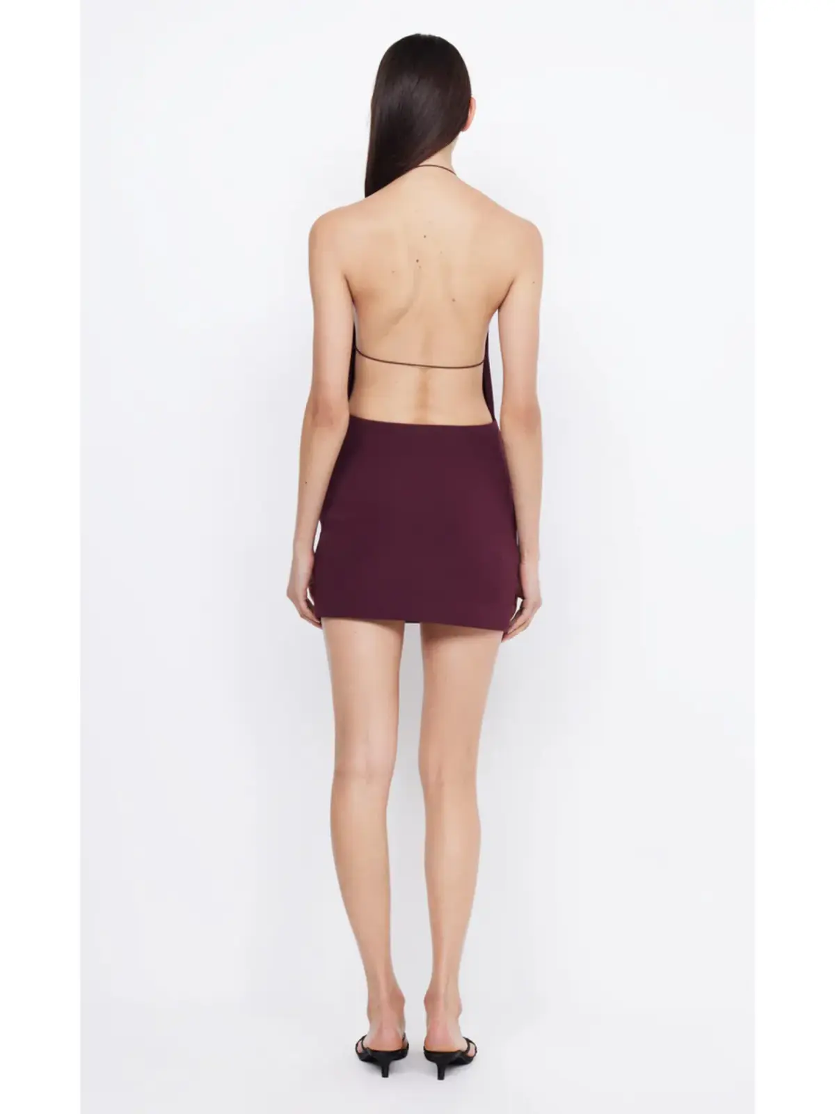 Bec & Bridge Andy Mini Dress Plum Size AU 6 - Image 3
