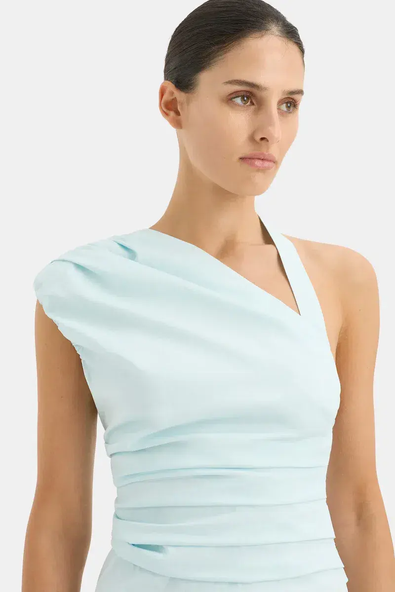 Sir the Label Azul Mini Dress Ice Blue Size 6 - Image 3