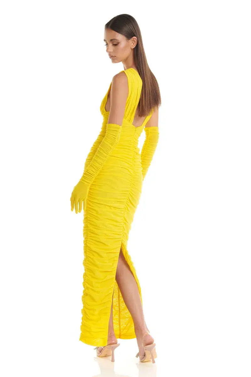 Eliya the Label Anna Dress Yellow Size M/ Au 10 - Image 2