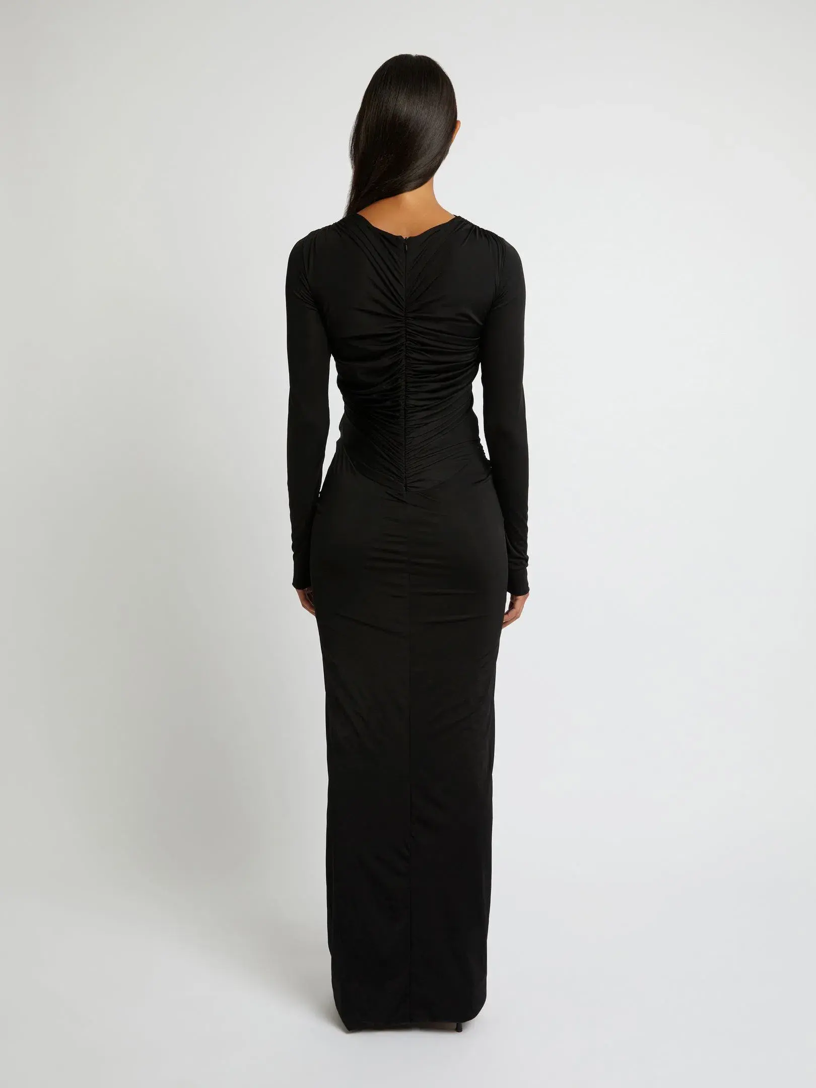 Christopher Esber Venus Long Sleeve Dress Black Size 6 - Image 3