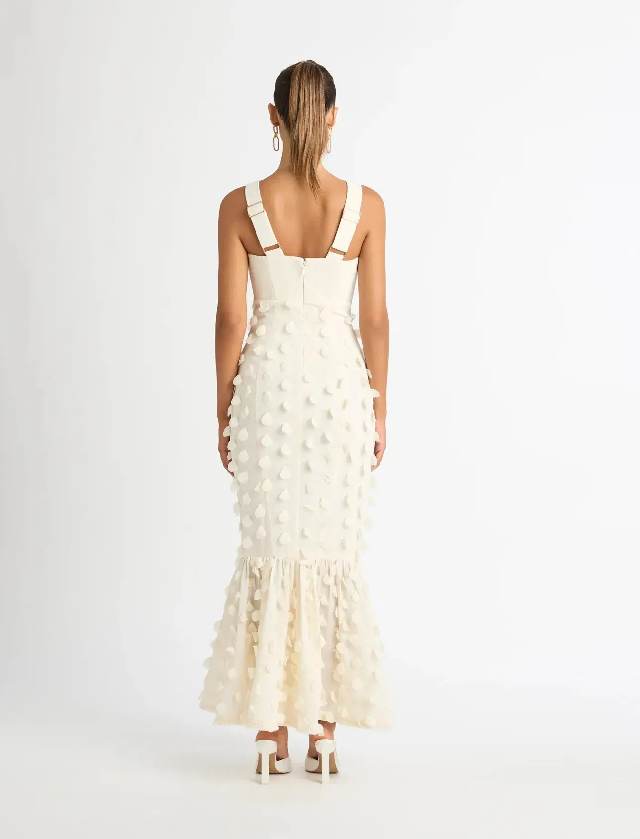 Sheike Imani Dress Cream Size 10 - Image 3