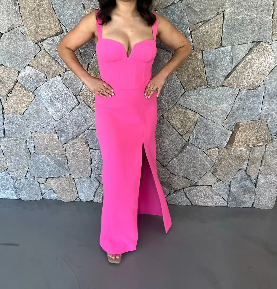 Rebecca Vallance Marie Gown Pink Size 10 - Image 1