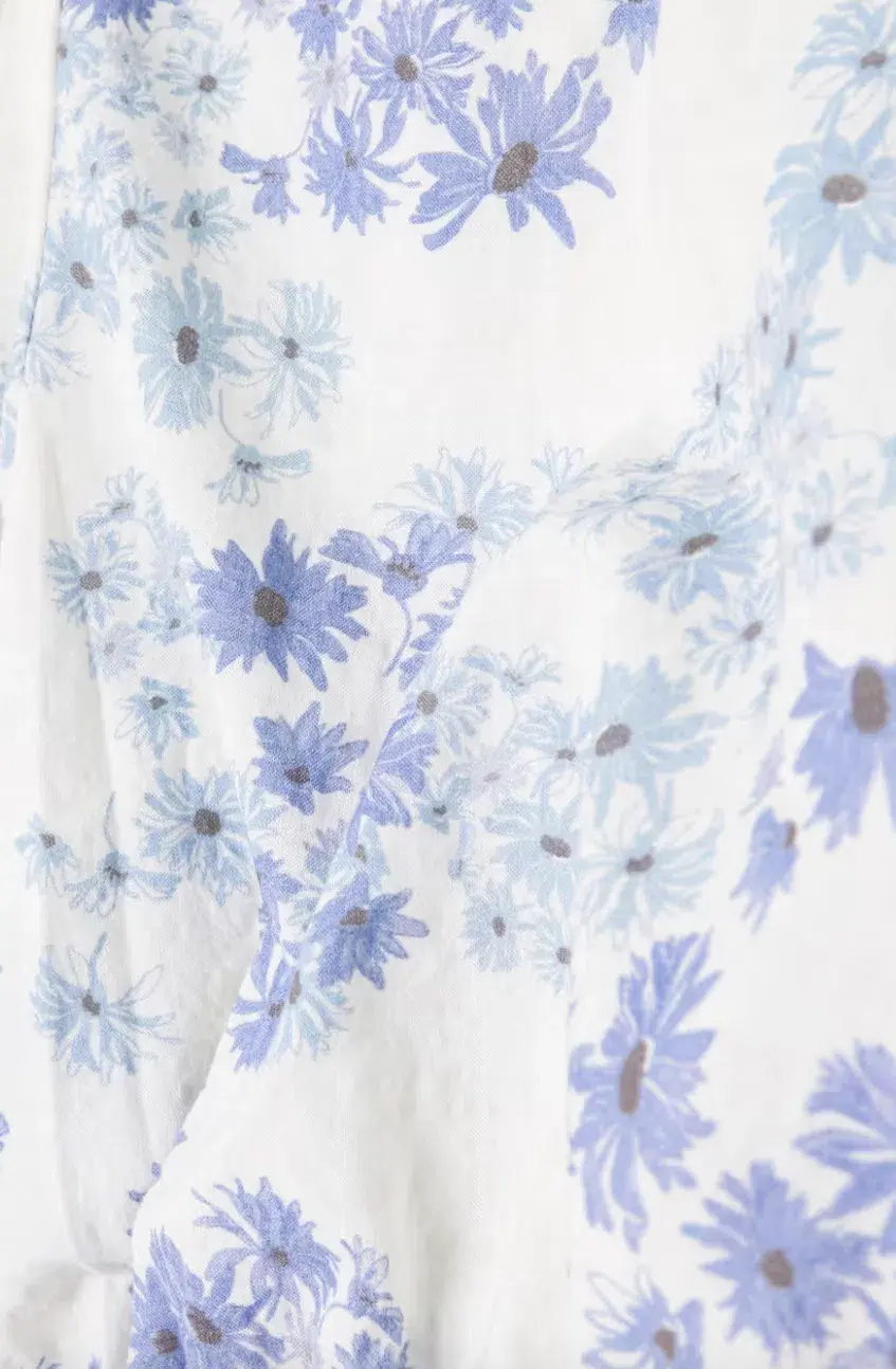 Peony Vacation Crop Top and Wrap Skirt Set Flannel Size 8 for rent on The Volte - main image