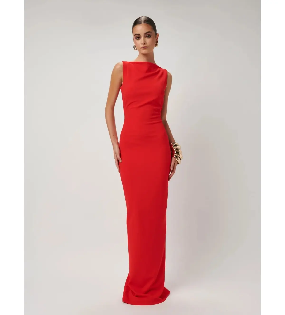 Effie Kats Verona Gown Cherry Red Size M/AU 10 - Image 1