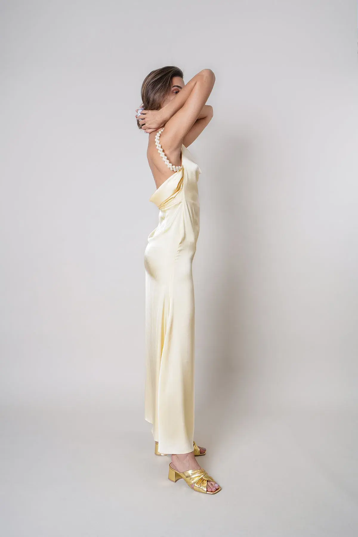 Vanina World Kirsten Gown Yellow Size S / AU 8 - Image 2